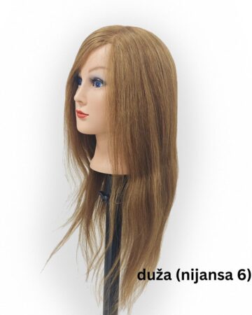 lutka (glava) za vežbanje duža kosa 6