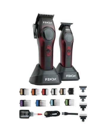 bežična mašinica i trimer za šišanje (set) FENDA FNDSACKSSET016