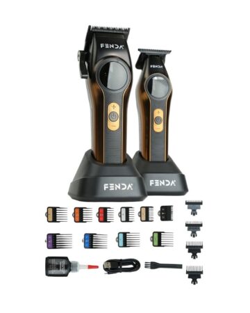 bežična mašinica i trimer za šišanje (set) FENDA FNDSACKSSET017