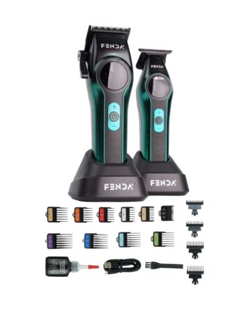 bežična mašinica i trimer za šišanje (set) FENDA FNDSACKSSET015